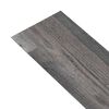 vidaXL Planches de plancher PVC Non auto-adh&eacute;sif 5,26m&sup2;Bois industriel