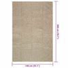 vidaXL Tapis ZIZUR beige 140x200 cm aspect de jute int&eacute;rieur ext&eacute;rieur