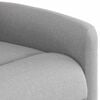 vidaXL Fauteuil inclinable électrique gris nuage tissu