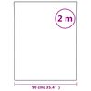 vidaXL Films de miroir 2 pcs auto-adh&eacute;sive 90x200 cm PET