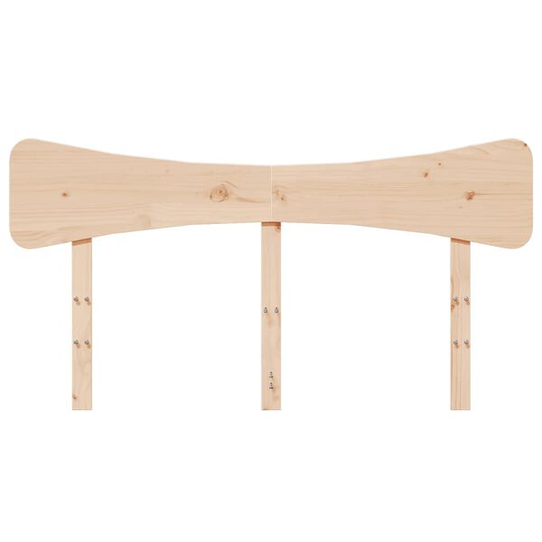 vidaXL T&ecirc;te de lit 150 cm bois massif de pin