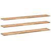 vidaXL &Eacute;tag&egrave;res flottantes 3 pcs 160x20x2 cm acacia massif &agrave; l'huile