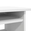 vidaXL Bureau Blanc 80x45x74 cm Bois d&rsquo;ing&eacute;nierie