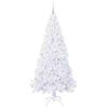 vidaXL Sapin de No&euml;l artificiel avec 300 LED Blanc 210 cm PVC et Acier