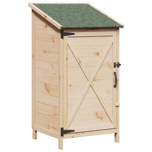 vidaXL Abri de jardin Naturel 59,5 x 56 x 113,5 cm