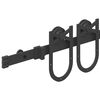 vidaXL Kit de quincaillerie de porte coulissante 183 cm Acier Noir