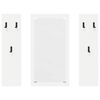 vidaXL Porte-manteau mural Blanc 96 x 1,5 x 90 cm Bois d'ingénierie
