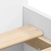 vidaXL Cadre de lit sans matelas blanc 75x190 cm