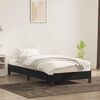 vidaXL Cadre de lit sans matelas noir 100x220 cm velours
