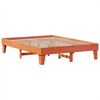 vidaXL Cadre de lit sans matelas cire marron 150x200cm bois pin massif