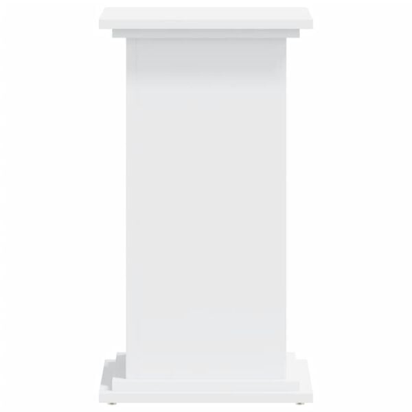 vidaXL Support pour plantes blanc 33x33x60 cm bois d'ing&eacute;nierie