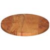 vidaXL Dessus de table 140x60x2,5 cm ovale bois massif d'acacia
