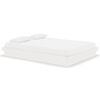 vidaXL Cadre de lit sans matelas blanc bois massif 140x190 cm