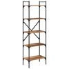 vidaXL Biblioth&egrave;que 5 niveaux 56 x 32 x 174 cm Bois d'ing&eacute;nierie
