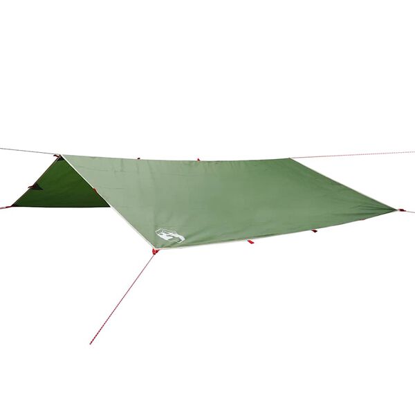 vidaXL B&acirc;che de camping vert 400x294 cm imperm&eacute;able