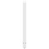 vidaXL Pieds de table de bar Blanc 2 pi&egrave;ces 60 x (110-111) cm Acier