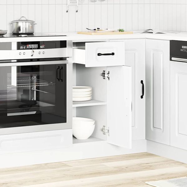 vidaXL Armoire de cuisine Kalmar blanc bois d'ing&eacute;nierie
