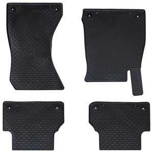 vidaXL Tapis de voiture 4 pi&egrave;ces compatible avec Audi A4 B9 2015-2024