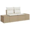 vidaXL Ensemble de canapé de jardin avec coussin 13 pcs Beige et crème