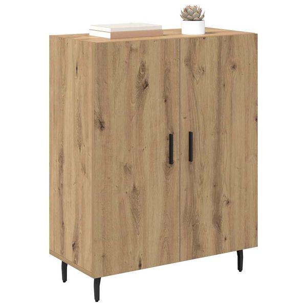 vidaXL Buffet Ch&ecirc;ne artisanal 69,5 x 34 x 90 cm Bois d'ing&eacute;nierie