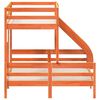 vidaXL Lit superpos&eacute; sans matelas 90x200/140x200 cm bois massif