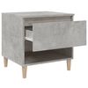 vidaXL Tables de chevet 2 pcs Gris b&eacute;ton 50x46x50 cm Bois d&rsquo;ing&eacute;nierie