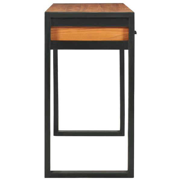 vidaXL Bureau avec 2 tiroirs 100x40x75 cm Bois de teck