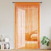 vidaXL Rideau en fils 2 pcs 140 x 250 cm orange