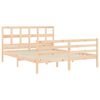 vidaXL Cadre de lit sans matelas 160x200 cm bois massif