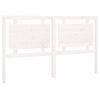 vidaXL T&ecirc;te de lit Blanc 165,5x4x100 cm Bois massif de pin