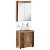 vidaXL Ensemble de mobilier de salle de bain TULUM Bois ancien