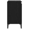vidaXL Meuble de Lavabo de Salle de Bain Ch&ecirc;ne noir 58 x 33 x 60 cm