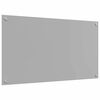 vidaXL Protection de cuisine Gris clair 90 x 50 cm verre tremp&eacute;