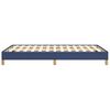 vidaXL Cadre de lit sans matelas bleu 120x190 cm tissu