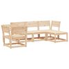 vidaXL Salon de jardin 5 pcs bois massif de pin