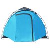 vidaXL Tente de camping escamotable 3 personnes Bleu