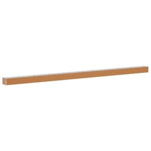 vidaXL Jardini&egrave;re sur&eacute;lev&eacute;e 970 x 50 x 36 cm Acier galvanis&eacute;