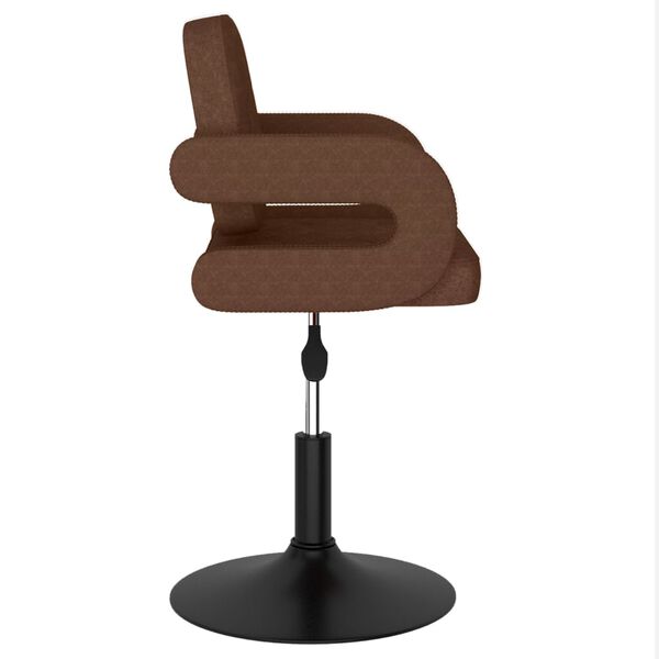 vidaXL Tabouret de bar Marron Tissu