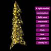 vidaXL Sapin de No&euml;l avec 100 LED Blanc chaud 120 cm PET