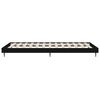 vidaXL Cadre de lit sans matelas noir 75x190 cm bois ingénierie