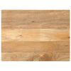vidaXL Dessus de table 80x70x2,5 cm rectangulaire bois massif manguier