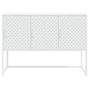 vidaXL Buffet Blanc 105x35x75 cm Acier