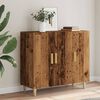 vidaXL Buffet vieux bois 90x34x80 cm bois d'ingénierie