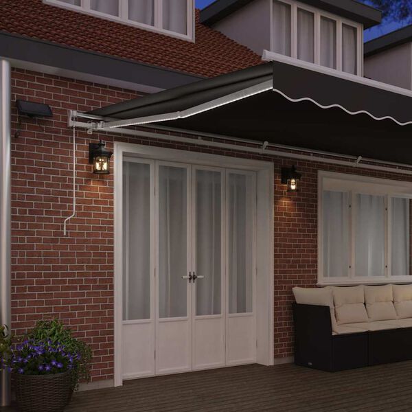 vidaXL Cadre d'auvent Blanc 600 × 300 cm Aluminium