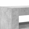 vidaXL Buffet Gris béton 116 x 30 x 75 cm Bois d'ingénierie