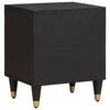 vidaXL Cabinet de chevet avec porte Noir 40 x 33 x 46 cm