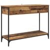 vidaXL Table console Bois Ancien 100 x 34,5 x 75 cm Bois d'ing&eacute;nierie