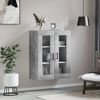 vidaXL Armoire murale gris b&eacute;ton 69,5x34x90 cm