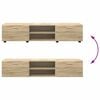 vidaXL Ensemble meuble TV FLORIN Ch&ecirc;ne Sonoma Bois d'ing&eacute;nierie