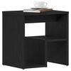 vidaXL Cabinet de chevet 2 pcs Ch&ecirc;ne noir 40 x 30 x 40 cm